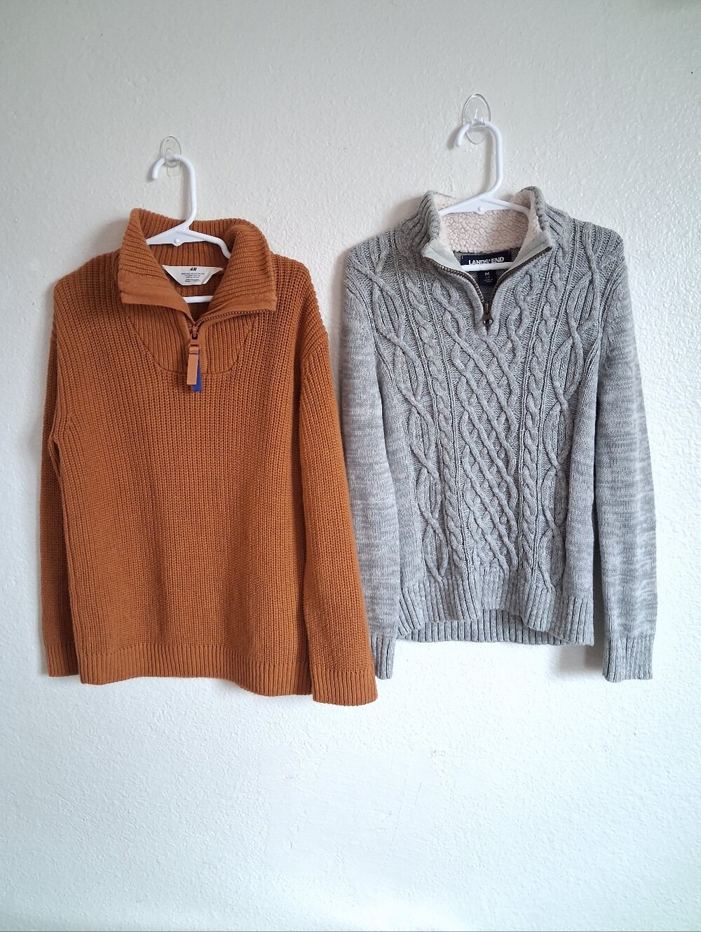 Lands End H&M Knit Half-Zip Sweater 5